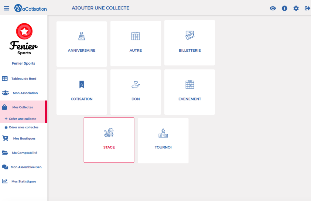 stages et tournois